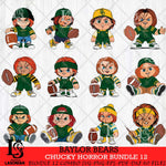 Baylor Bears Chucky Horror Bundle 12 SVG Eps Dxf Png File, Bundle NCAA svg, Digital Download, Instant Download