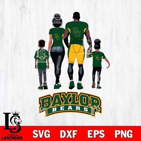Baylor Bears Family Love Rugby SVG DXF EPS PNG FILE,NCAA SVG, Father day Digital Download,Instant Download, Silhouette