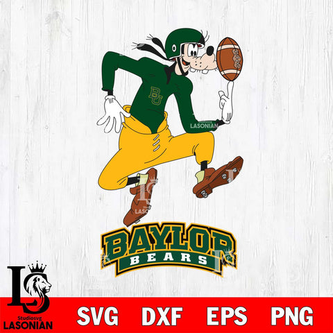 Baylor Bears Goofy Circus Football SVG DXF EPS PNG FILE,NCAA svg ,Football Digital Download,Instant Download, Silhouette