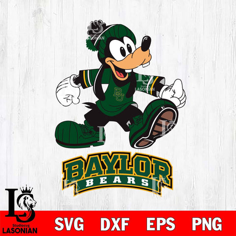 Baylor Bears Goofy Cool Sport SVG DXF EPS PNG FILE,NCAA svg ,Football Digital Download,Instant Download, Silhouette