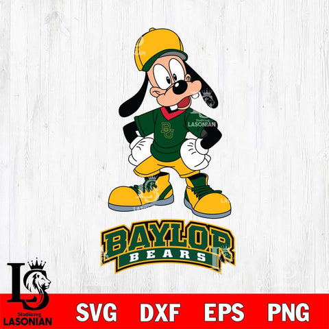 Baylor Bears Goofy Sport SVG DXF EPS PNG FILE,NCAA svg ,Football Digital Download,Instant Download, Silhouette
