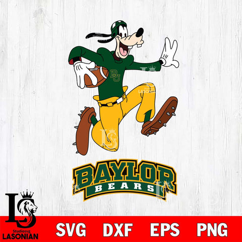 Baylor Bears Goofy rugby Sport SVG DXF EPS PNG FILE,NCAA svg ,Football Digital Download,Instant Download, Silhouette