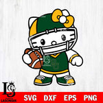 Baylor Bears Hello Kitty sport 2 Svg Eps Dxf Png File, NCAA svg, Digital Download, Instant Download
