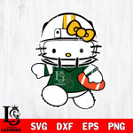 Baylor Bears Hello Kitty sport 8 Svg Eps Dxf Png File, NCAA svg, Digital Download, Instant Download