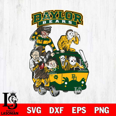 Baylor Bears Jason Voorhees Horror 10 Svg Eps Dxf Png File, NCAA svg, Digital Download, Instant Download