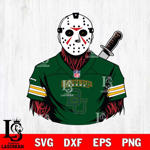 Baylor Bears Jason Voorhees Horror 4 Svg Eps Dxf Png File, NCAA svg, Digital Download, Instant Download