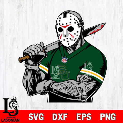 Baylor Bears Jason Voorhees Horror 6 Svg Eps Dxf Png File, NCAA svg, Digital Download, Instant Download