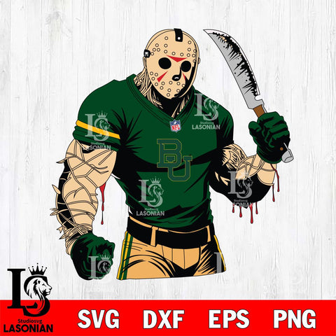 Baylor Bears Jason Voorhees Horror 8 Svg Eps Dxf Png File, NCAA svg, Digital Download, Instant Download