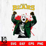 Baylor Bears Jason Voorhees Horror Halloween 3 Svg Eps Dxf Png File, NCAA svg, Digital Download, Instant Download