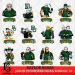 Baylor Bears Jason Voorhees NCAA Bundle 12 SVG Svg Eps Dxf Png File, Digital Download