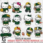 Baylor Bears NCAA Bundle 12 Svg Eps Dxf Png File, NCAA svg, Digital Download, Instant Download