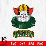 Baylor Bears Pennywise Horror Sport 7 Svg Eps Dxf Png File, Digital Download
