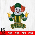 Baylor Bears Pennywise Horror Sport 8 Svg Eps Dxf Png File, Digital Download