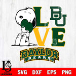 Baylor Bears Snoopy Sport 10 Svg Eps Dxf Png File, Digital Download
