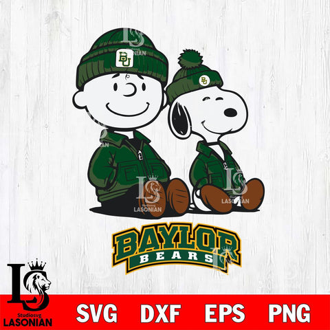 Baylor Bears Snoopy Sport 6 Svg Eps Dxf Png File, Digital Download