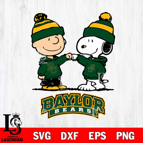 Baylor Bears Snoopy Sport 9 Svg Eps Dxf Png File, Digital Download