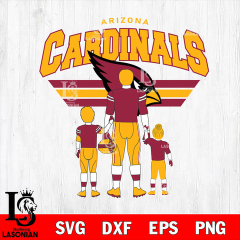 Best dad ever Arizona Cardinals SVG DXF EPS PNG FILE, File Cut, Digital Download,Instant Download, Silhouette, Cricut
