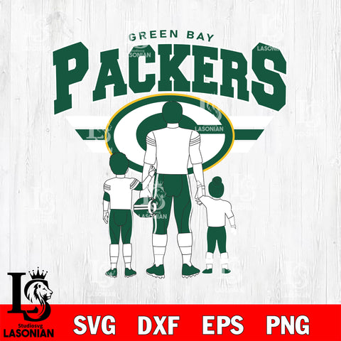 Best dad ever Green Bay Packers SVG DXF EPS PNG FILE, File Cut, Digital Download,Instant Download, Silhouette, Cricut