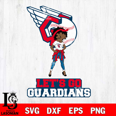 Betty Boop Let’s Go Guardians dark svg eps dxf png file, Digital Download