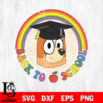 Bingo Back To School Rainbow SVG DXF EPS PNG FILE, File Cut,NFL Digital Download,Instant Download, Silhouette