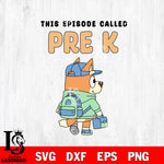 Bingo This Episode Called Pre K SVG DXF EPS PNG FILE, back to school File Cut, Digital Download,Instant Download, Silhouette,Pre k Cricut