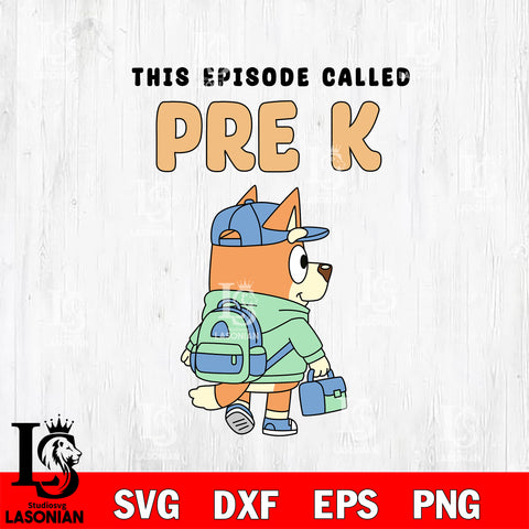Bingo This Episode Called Pre K SVG DXF EPS PNG FILE, back to school File Cut, Digital Download,Instant Download, Silhouette,Pre k Cricut