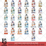 Bluey Bingo Dance Mode NFL ALL TEAM Svg Eps Dxf Png File, Bundle NFL svg, Digital Download, Instant Download