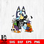Bluey Halloween Svg Eps Dxf Png File, Digital Download, Instant Download