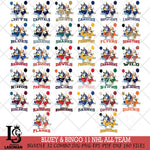 Bluey & Bingo 11 NHL ALL TEAM Svg Eps Dxf Png File, Bundle NHL svg, Digital Download, Instant Download