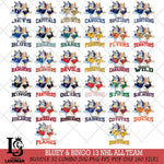 Bluey & Bingo 13 NHL ALL TEAM Svg Eps Dxf Png File, Bundle NHL svg, Digital Download, Instant Download