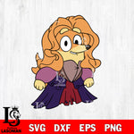 Bluey Dog and Halloween 11 Svg Eps Dxf Png File, Digital Download, Instant Download