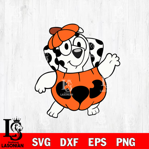 Bluey Dog and Halloween 14 Svg Eps Dxf Png File, Digital Download, Instant Download
