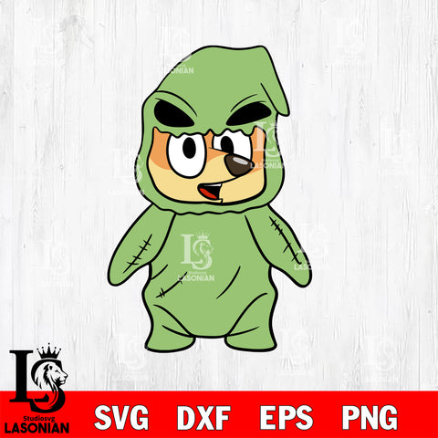 Bluey Dog and Halloween 15 Svg Eps Dxf Png File, Digital Download, Instant Download