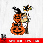 Bluey Dog and Halloween 17 Svg Eps Dxf Png File, Digital Download, Instant Download