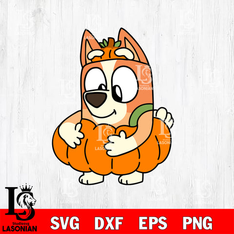 Bluey Halloween 10 Svg Eps Dxf Png File, Digital Download, Instant Download