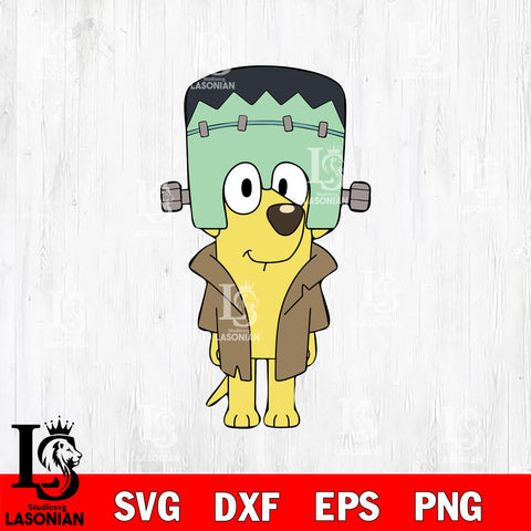 Bluey Halloween 14 Svg Eps Dxf Png File, Digital Download, Instant Download