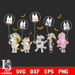 Bluey Halloween 26 Svg Eps Dxf Png File, Digital Download, Instant Download