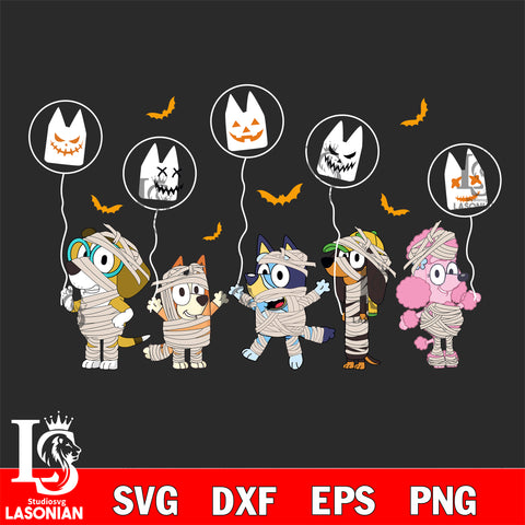 Bluey Halloween 26 Svg Eps Dxf Png File, Digital Download, Instant Download