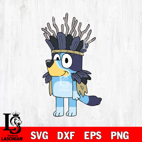 Bluey Halloween 5 Svg Eps Dxf Png File, Digital Download, Instant Download