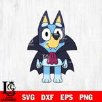 Bluey Halloween 6 Svg Eps Dxf Png File, Digital Download, Instant Download