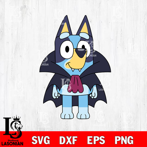Bluey Halloween 6 Svg Eps Dxf Png File, Digital Download, Instant Download