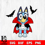 Bluey Halloween 7 Svg Eps Dxf Png File, Digital Download, Instant Download
