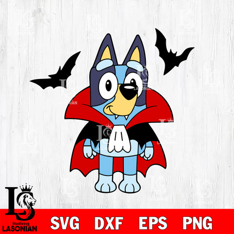 Bluey Halloween 7 Svg Eps Dxf Png File, Digital Download, Instant Download