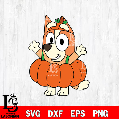 Bluey Halloween 9 Svg Eps Dxf Png File, Digital Download, Instant Download
