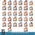 Bluey Halloween Family NFL Svg Eps Dxf Png File, Digital Download, Instant Download