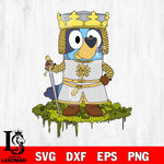 Bluey and The holy grail SVG DXF EPS PNG FILE, File Cut,NFL Digital Download,Instant Download, Silhouette