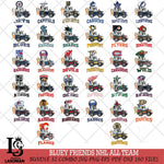 Bluey friends NHL ALL TEAM Svg Eps Dxf Png File, Bundle NHL svg, Digital Download, Instant Download