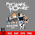 Bluey my chemical romance Svg Eps Dxf Png File, Digital Download, Instant Download