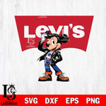 Boise State Broncos Levis Mickey Mouse Svg Eps Dxf Png File, Digital Download, Instant Download