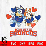 Boise State Broncos Bluey & Bingo 10 Svg Eps Dxf Png File, NCAA svg, Digital Download, Instant Download